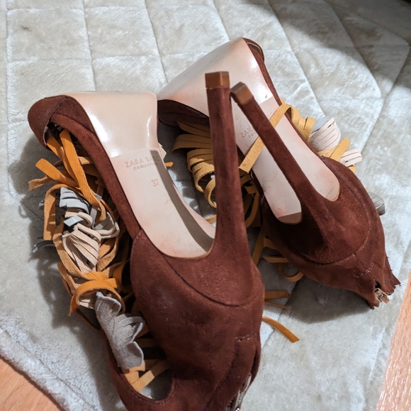 Zara fringe sandal - Picture 4 of 9